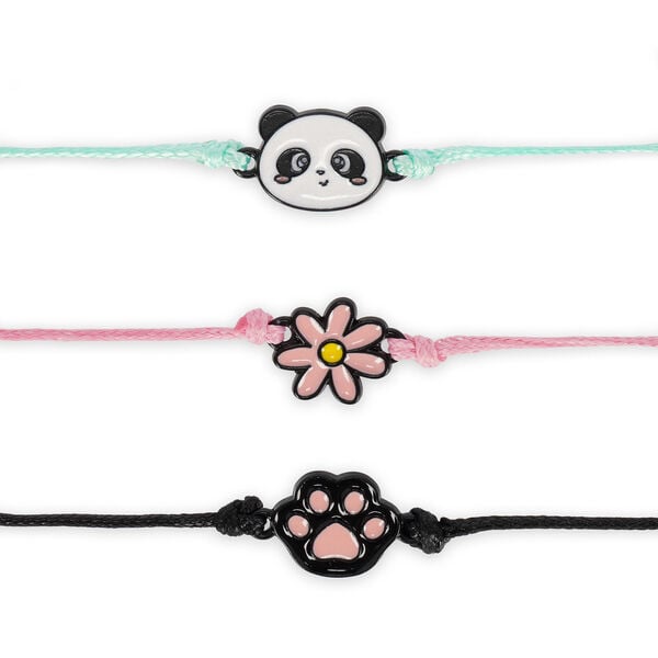Set of 3 Bracelets - Panda Set of 3 Bracelets - Panda
