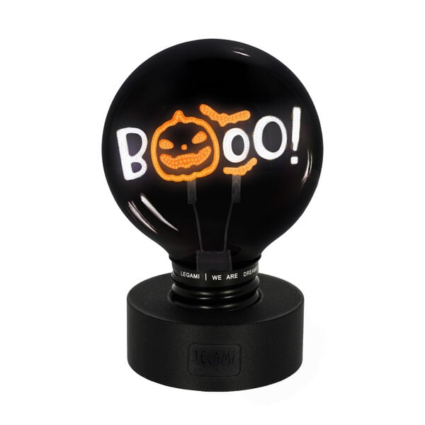 Lámpara Decorativa de Mesa en Forma de Bombilla - Pumpkin Booo - Bulb Fiction Lámpara Decorativa de Mesa en Forma de Bombilla - Pumpkin Booo - Bulb Fiction