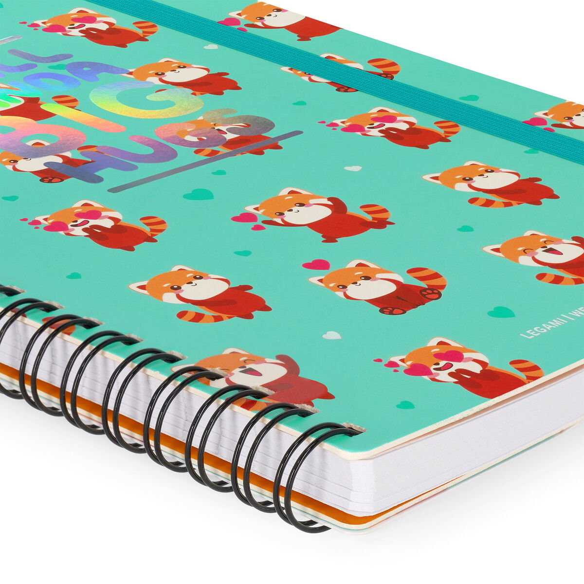 Lined Spiral Notebook - A5 Sheet - Large, , zoo