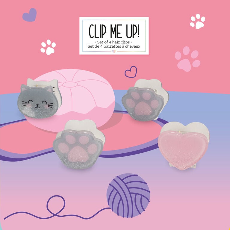 Set di 4 Mini Mollette per Capelli Kitty - Clip me up! Set di 4 Mini Mollette per Capelli Kitty - Clip me up!