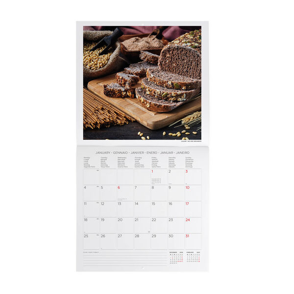 Calendario da Parete 2027 - 30 x 29 cm -Kitchen