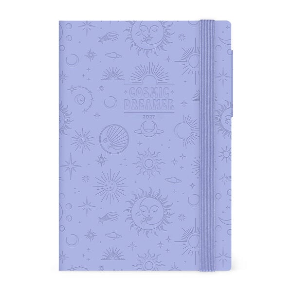 Agenda 12 Mesi Giornaliera Medium 2027 - Cosmic Lilac