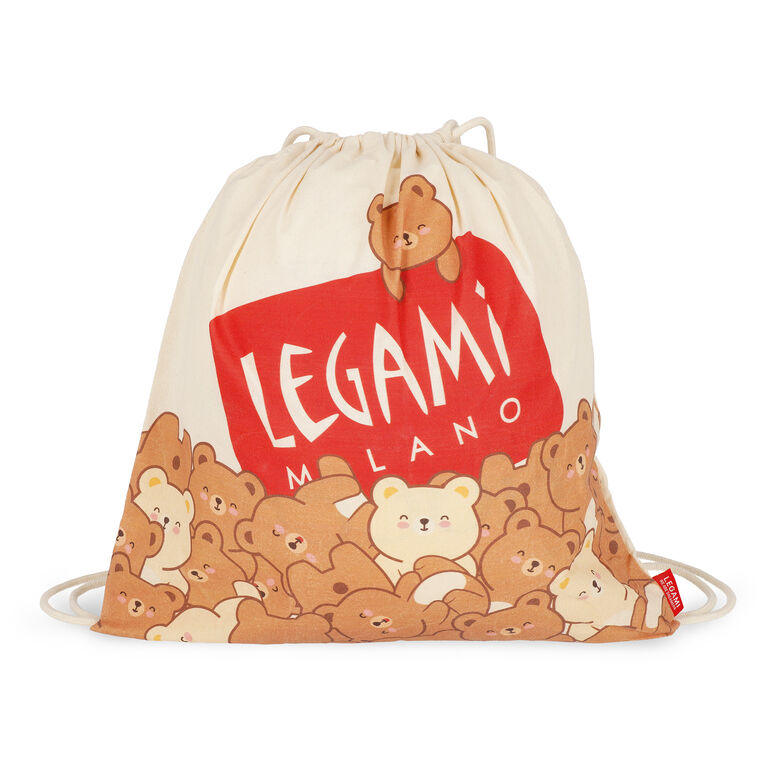 Drawstring Bag - Teddy Bear