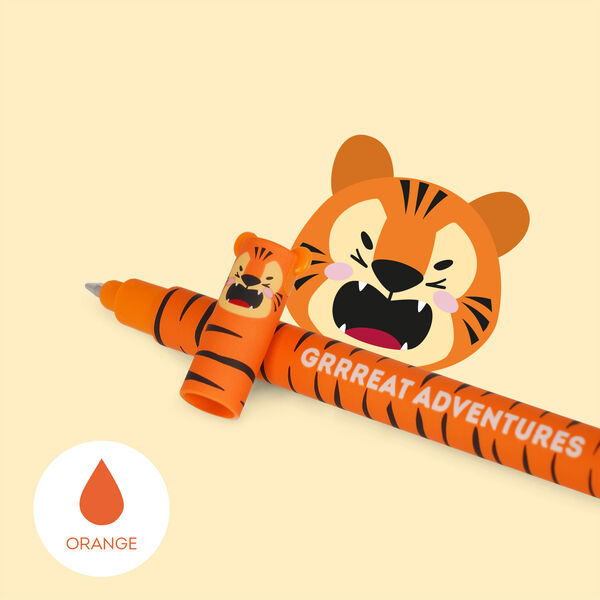 Penna Gel Cancellabile Tiger "Grrreat Adventure" - Erasable Pen