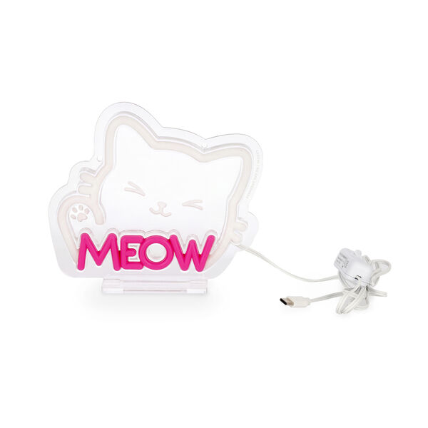 Mini Neon-Effect LED Sign - It's a Sign Mini - Kitty Mini Neon-Effect LED Sign - It's a Sign Mini - Kitty