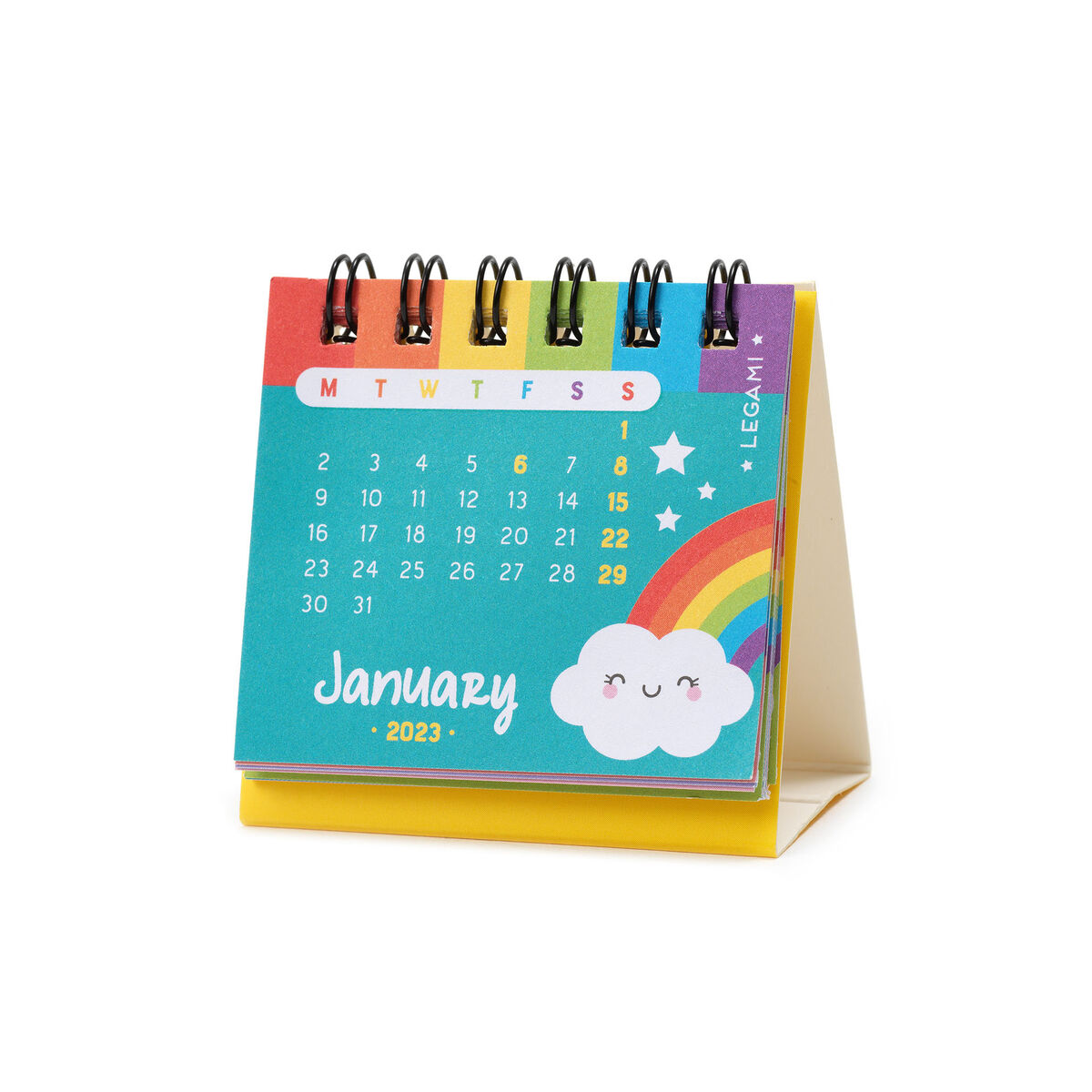 Micro Desk Calendar 2023 - 5,8 x 5,3 Cm, , zoo