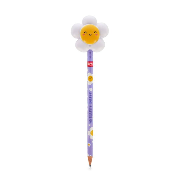 Pencil with Squishy Diasy "Oh Happy Daisy" - Squeezies Pencil with Squishy Diasy "Oh Happy Daisy" - Squeezies