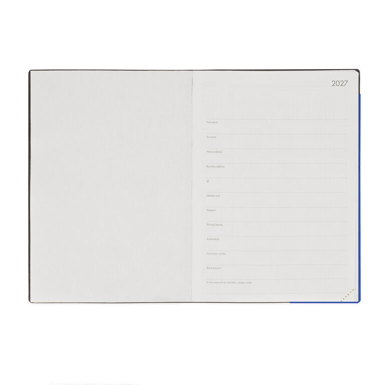 Agenda 12 Mesi Giornaliera Large 2027 - Eclectic Blue Agenda 12 Mesi Giornaliera Large 2027 - Eclectic Blue