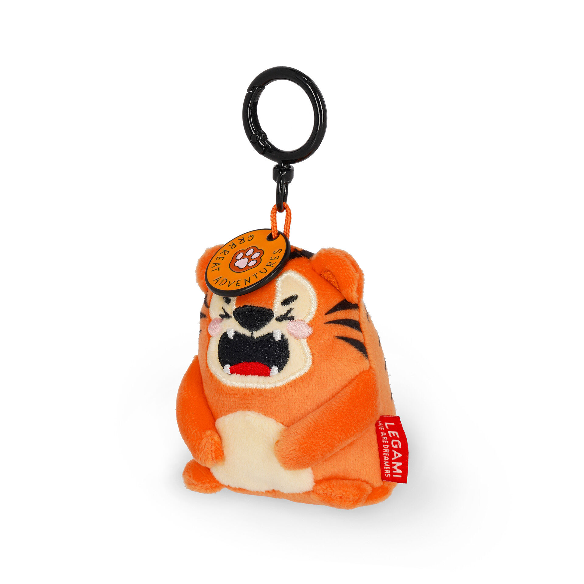 Tiger Plush Key Ring - Tiny Super Soft!