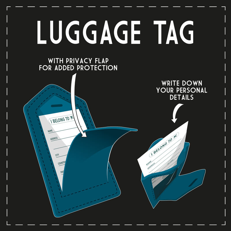 Étiquette de Bagage - Luggage Tag, , zoo