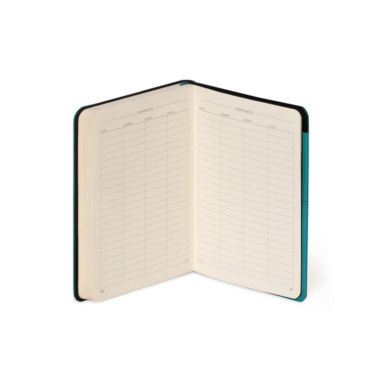 Einfarbiges liniertes Notizbuch mit Softcover - Malachite Green - My Notebook