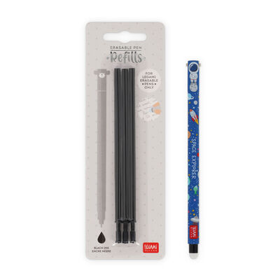 Space Erasable Pen Set with Black Refill