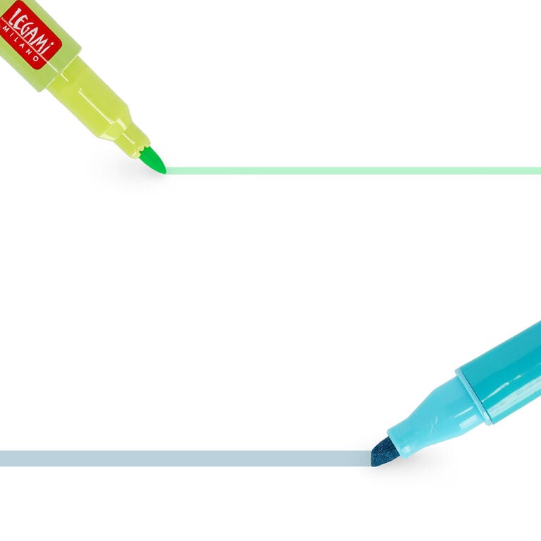 Set of 6 Dual-Tip Layering Markers - Meow