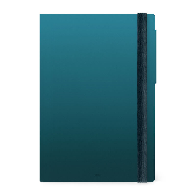 Agenda 12 Mois Semainier & Journalier Large 2027 - Deep Teal Agenda 12 Mois Semainier & Journalier Large 2027 - Deep Teal
