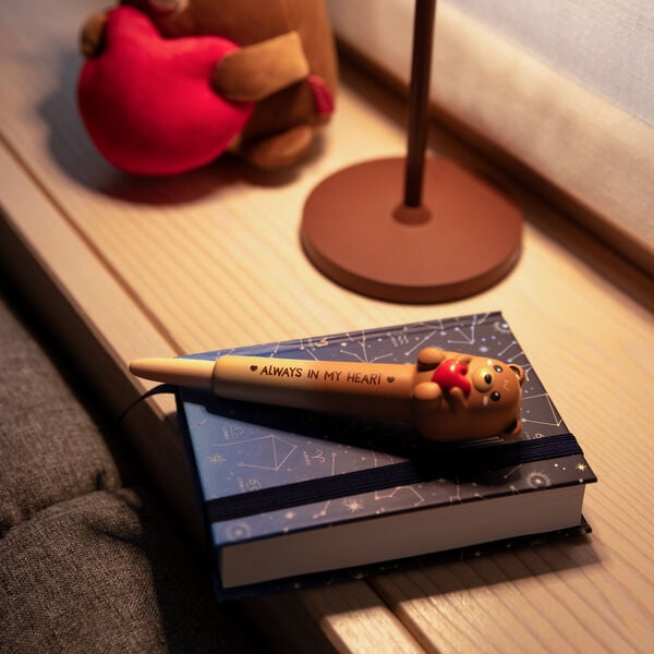 Penna Gel Antistress Teddy Bear "Always in my Heart" - Squeezies Penna Gel Antistress Teddy Bear "Always in my Heart" - Squeezies