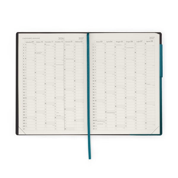 Agenda del Docente 2026/2027 Settimanale 13 Mesi - Deep Teal