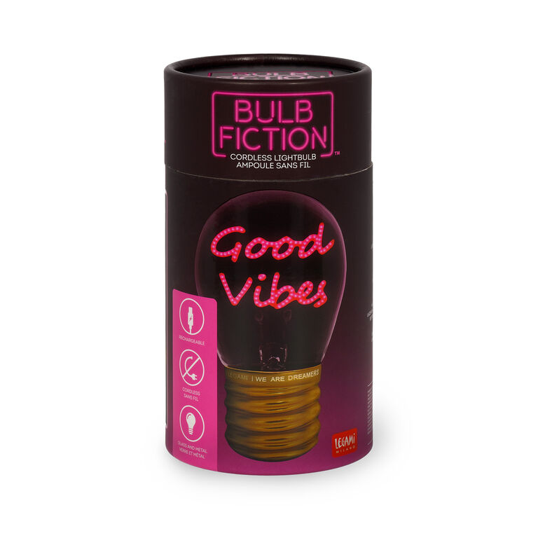Lampada Decorativa da Tavolo a Forma di Lampadina - Good Vibes - Bulb Fiction