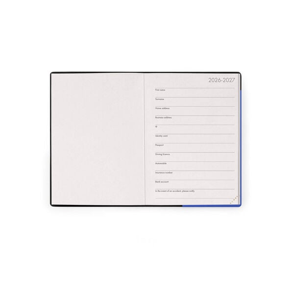 Agenda Semanal 2026/2027 16 Meses - Eclectic Blue - Small Con Libreta