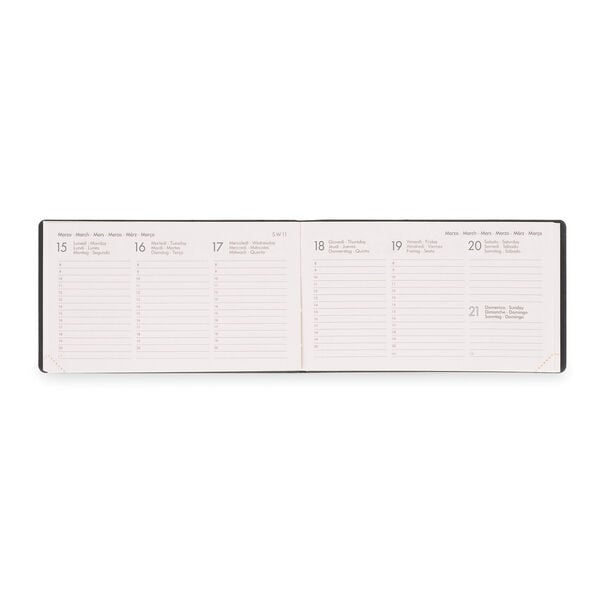 Agenda 13 Mesi Settimanale ad Album Small 2027 - Deep Teal