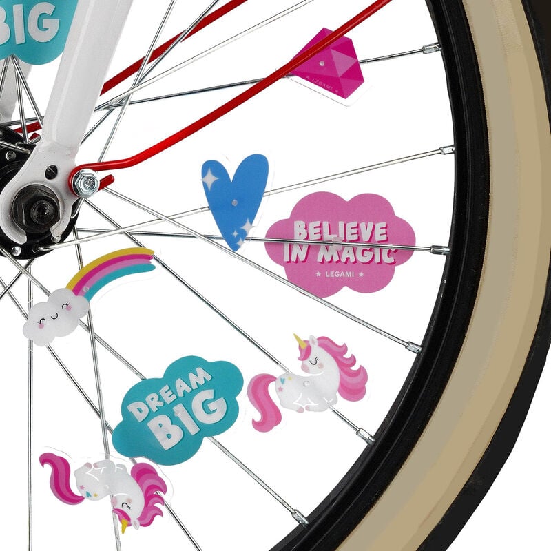 Set de 30 décorations pour rayons de vélo UNICORN