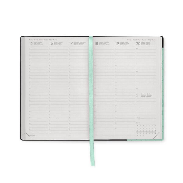 Agenda Semanal 2026/2027 16 Meses - Botanic Garden - Medium