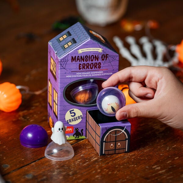 Mini Dispensador de Gomas de Borrar - Mansion of Errors