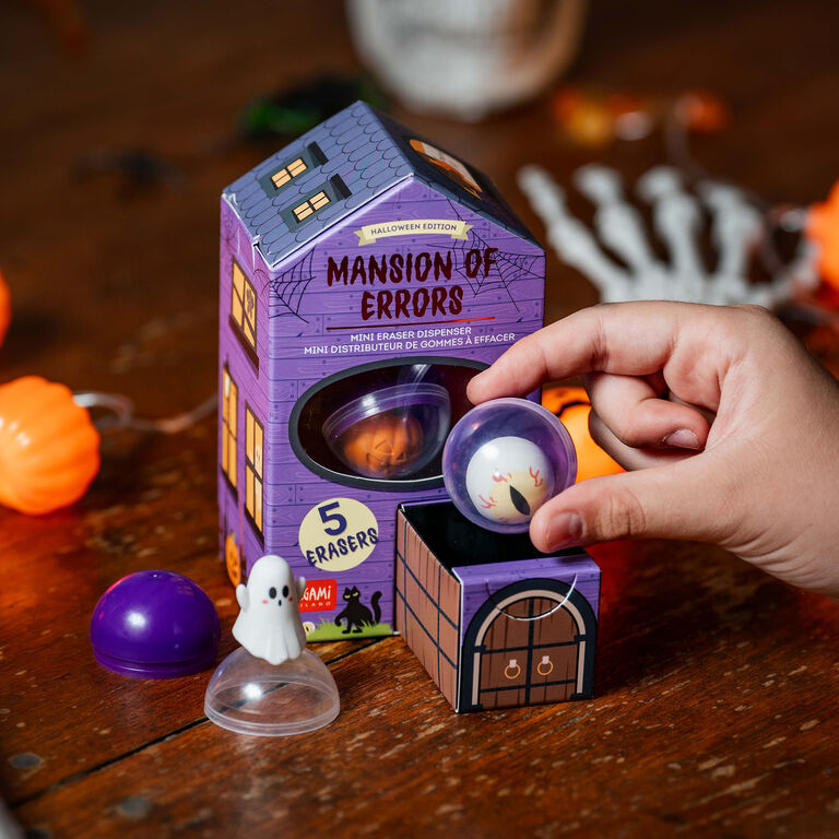Mini Dispensador de Gomas de Borrar - Mansion of Errors
