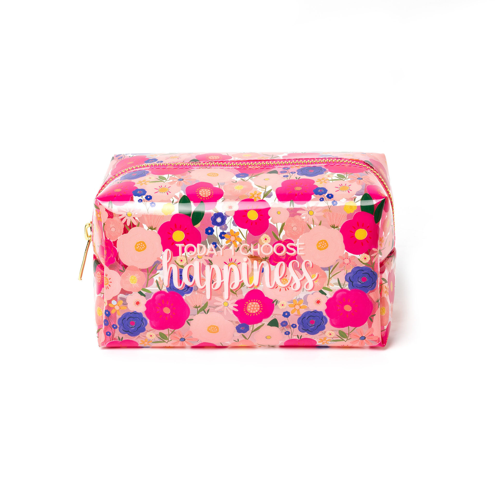 Trousse Porta Trucchi Legami Makeup Queen - In Metallo E TPU, Tema Daisy - 18x14 Cm Con Zip