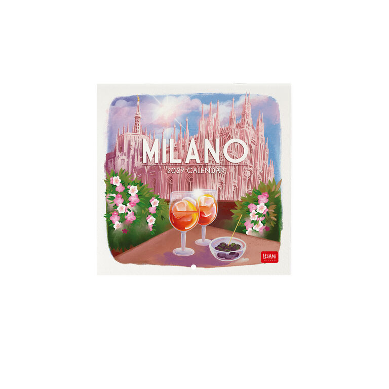 Wandkalender 2027 - 18 x 18 cm - Milano Wandkalender 2027 - 18 x 18 cm - Milano
