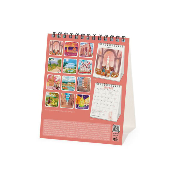 Calendario da Tavolo 2027 - 12 x 14,5 cm - Firenze