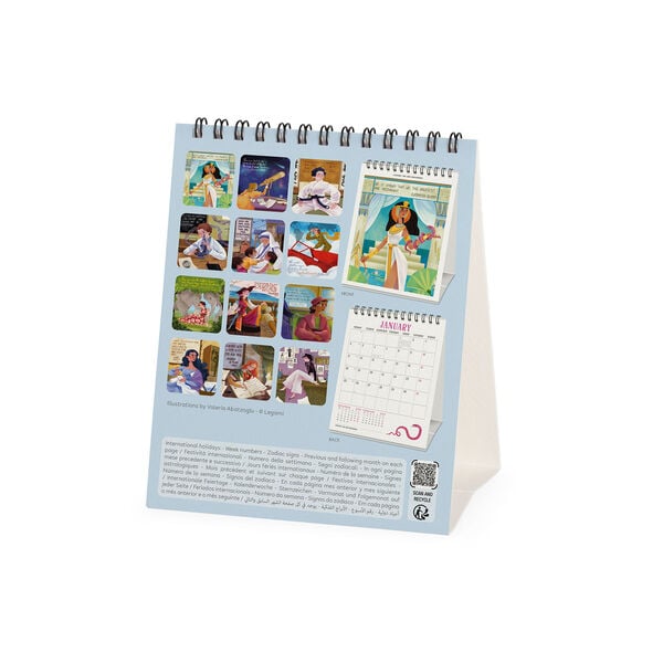 Calendario da Tavolo 2027 - 12 x 14,5 cm - Inspiring Women