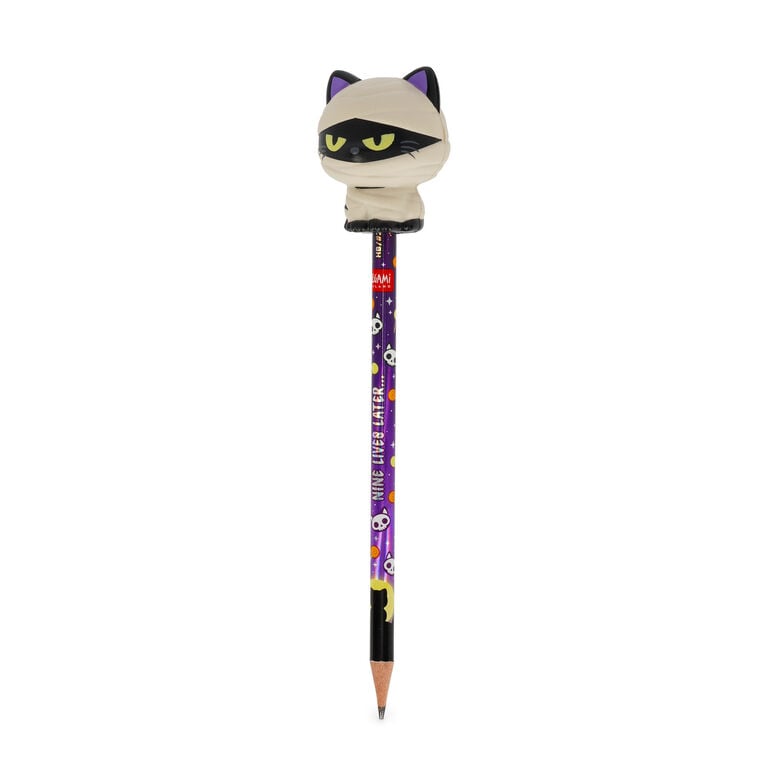 Lápiz Antiestrés de Halloween Mummy Cat «Nine Lives Later» - Squeezies Lápiz Antiestrés de Halloween Mummy Cat «Nine Lives Later» - Squeezies