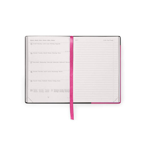 Agenda Semanal 2026/2027 16 Meses - Raspberry Jam - Small Con Libreta