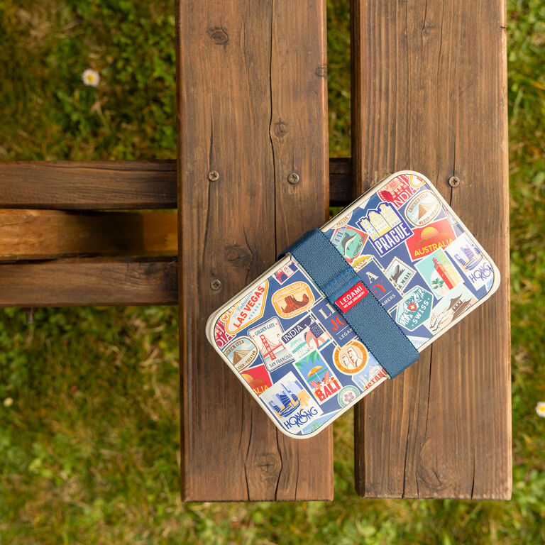 1200 ml Lunch Box - Travel Strickers - Lunch Box