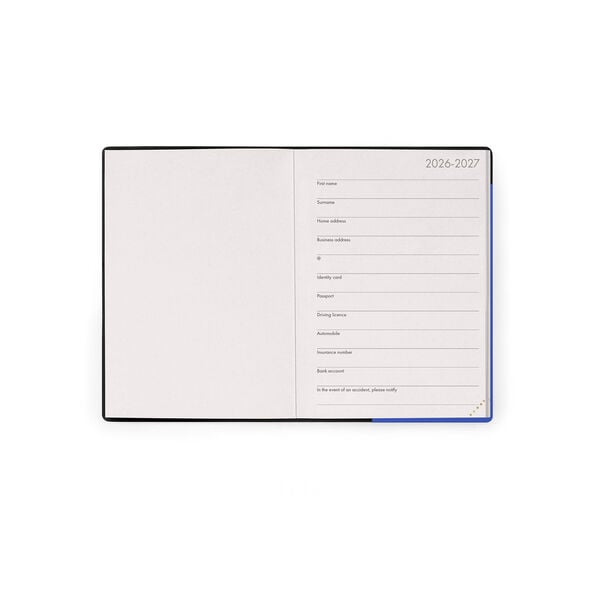 Agenda Diaria 2026/2027 16 Meses - Eclectic Blue - Small