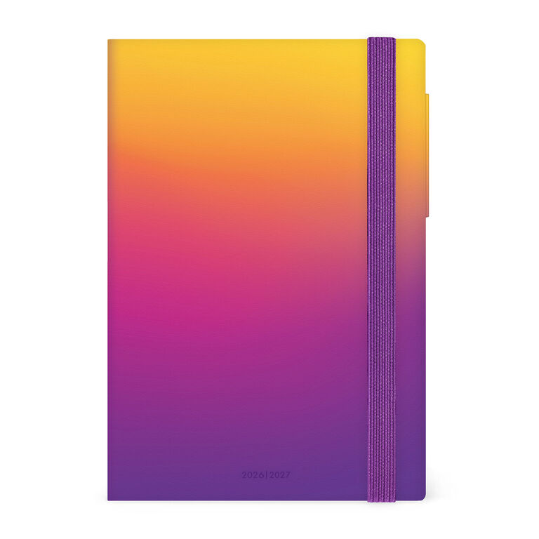 16-Month Medium Daily Diary for 2026/2027 - Sunset Vibes