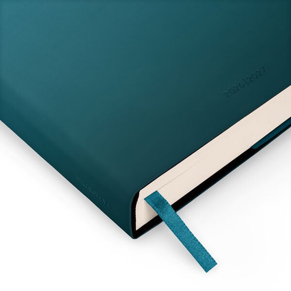 Agenda Diaria 2026/2027 16 Meses - Deep Teal - Small