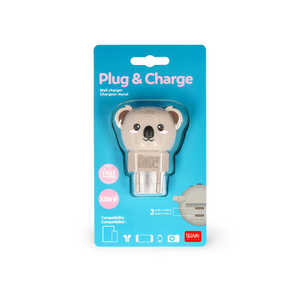 Koala Wall Charger, , zoo