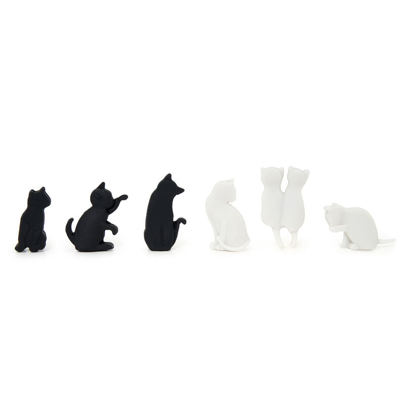 Set of 6 Drink Markers, , zoo