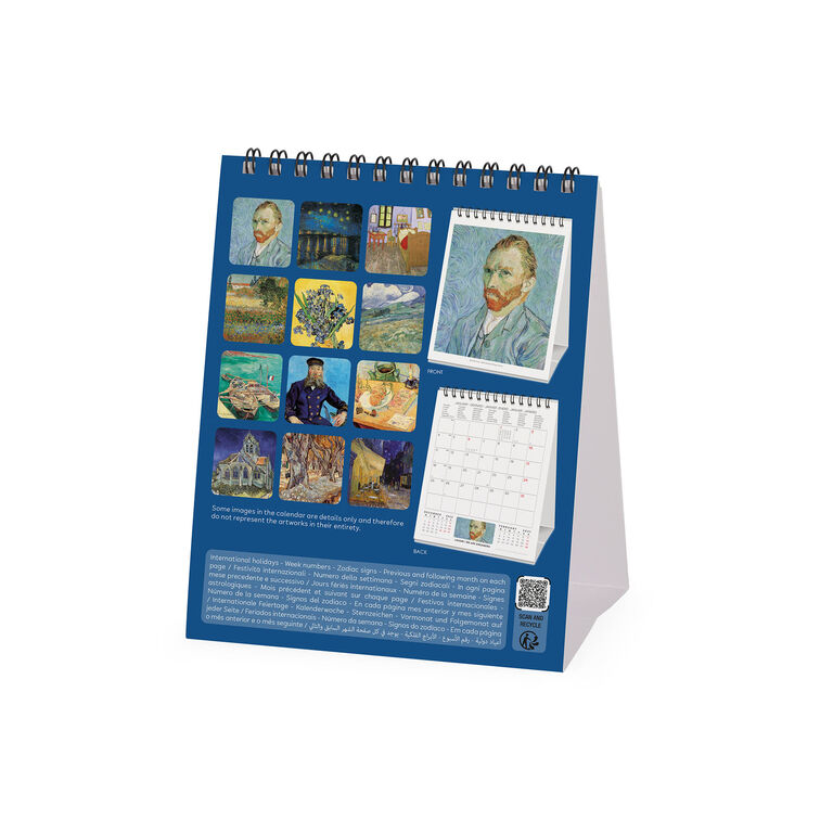 Calendario da Tavolo 2027 - 12 x 14,5 cm - Vincent Van Gogh Calendario da Tavolo 2027 - 12 x 14,5 cm - Vincent Van Gogh