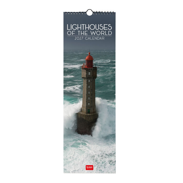Calendario da Parete 2027 - 16 x 49 cm - Lighthouses of the World Calendario da Parete 2027 - 16 x 49 cm - Lighthouses of the World