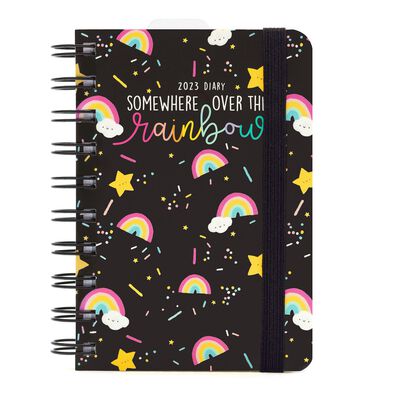 12-Month Daily Diary - Small - Spiral Bound - 2023
