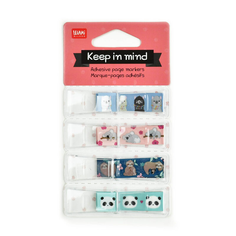 Keep In Mind - Adhesive Page Markers, , zoo