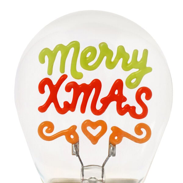 Lampada da Tavolo di Natale a Lampadina Merry Xmas - Bulb Fiction