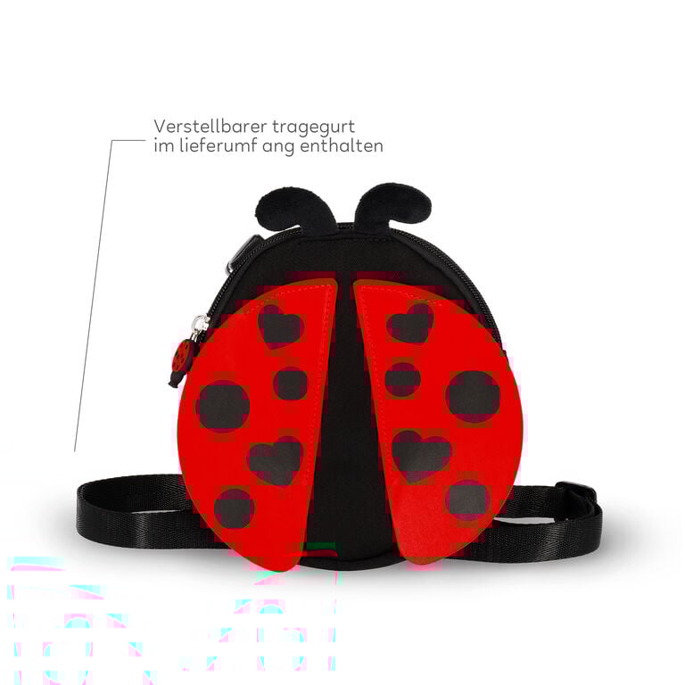 2-in-1-Rucksack mit abnehmbarer Fronttasche Ladybug - So Cute! 2-in-1-Rucksack mit abnehmbarer Fronttasche Ladybug - So Cute!