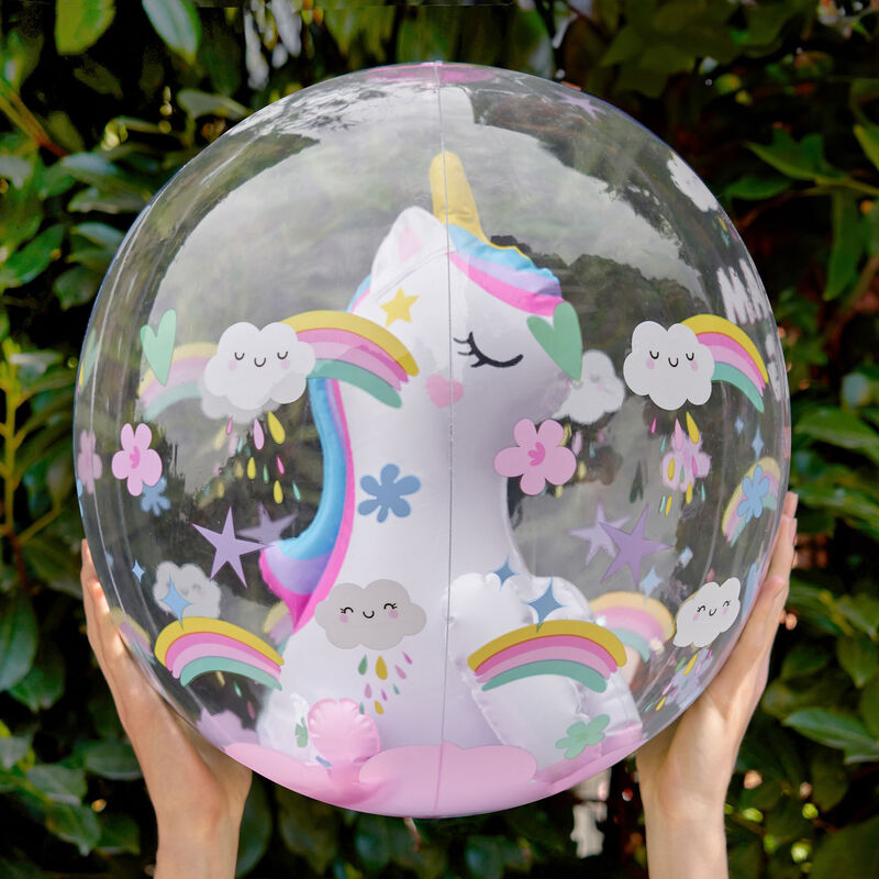 Lot De 5 Ballons De Plage Gonflables Glitter – 2 Tailles 40 Et 60 Cm, Avec Pompe Offerte, Parfaits Pour Piscine Et Vacances