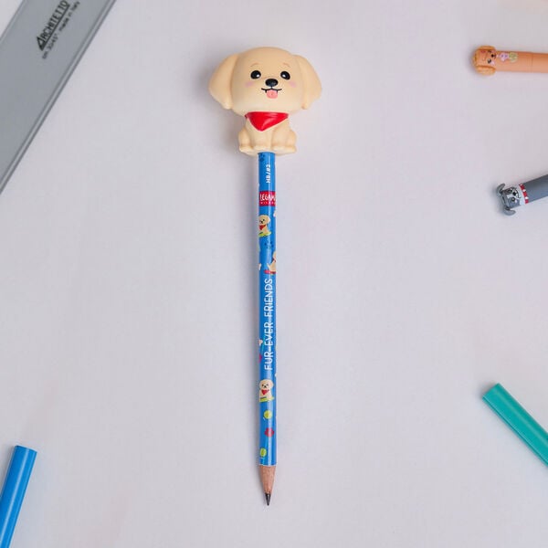 Pencil with Squishy Golden Retriver "Fur-ever Friends" - Squeezies Pencil with Squishy Golden Retriver "Fur-ever Friends" - Squeezies