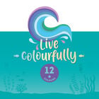 Set aus 12 Buntstiften - Live Colorfully, , zoo