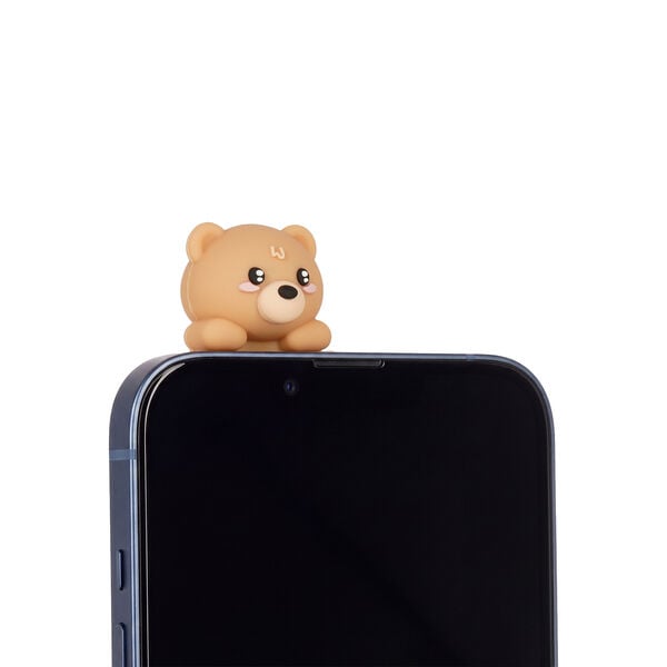 Decorative Adhesive Figurine - Stickie Peeky - Teddy Bear Decorative Adhesive Figurine - Stickie Peeky - Teddy Bear