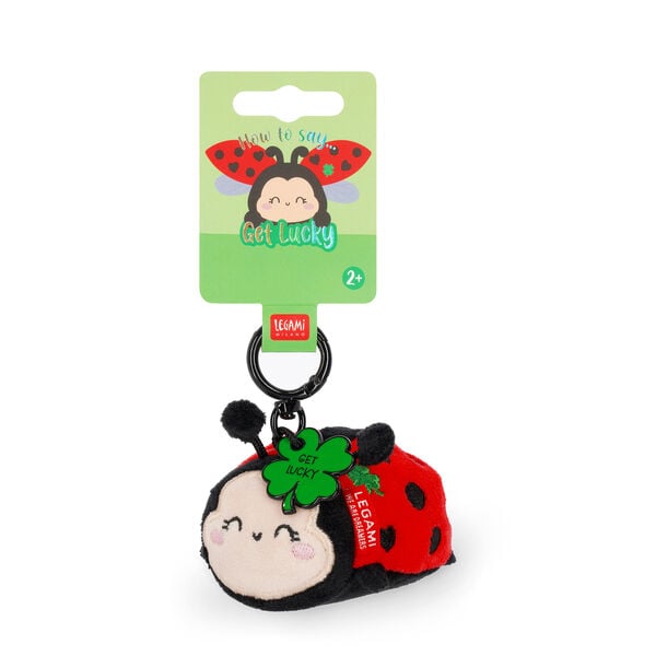 Ladybug Plush Key Ring - Tiny Super Soft!